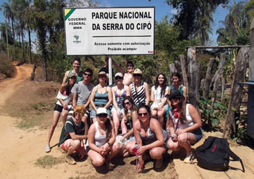 Alunos de Ciências Biológicas realizam visita técnica à Serra do Cipó