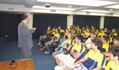 Orientação profissional foi tema de palestra para alunos do Colégio de Aplicação