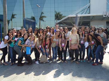 Turma do curso de Estética visita a Beauty Fair