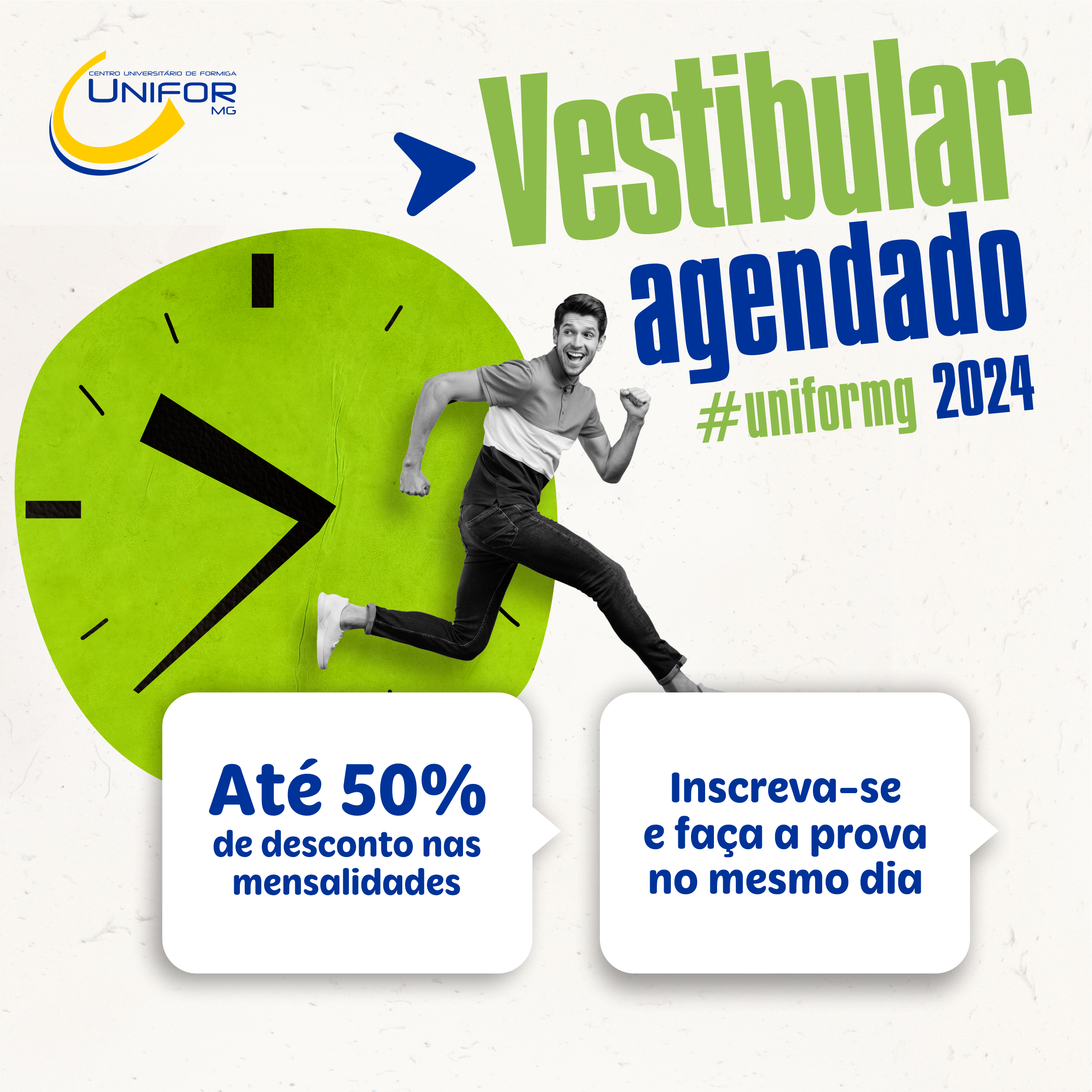 UNIFOR-MG DIVULGA EDITAL DOS VESTIBULARES AGENDADOS 2024